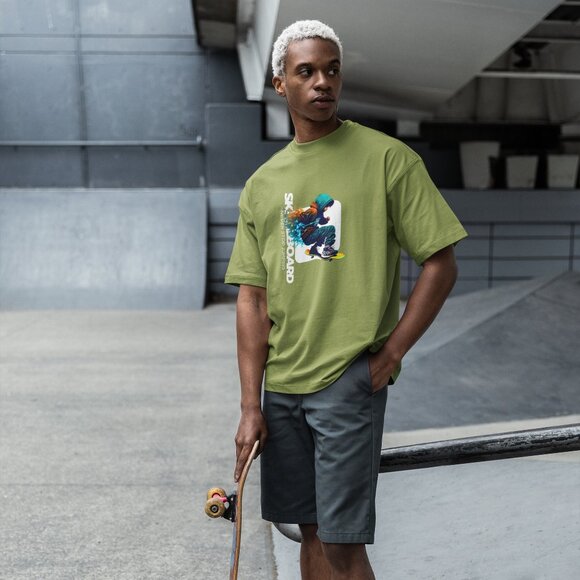 NWT - XS to 5XL & 47 Colors - Skater Graffiti Style Streetwear t-shirt - Unisex - Picture 3 of 13